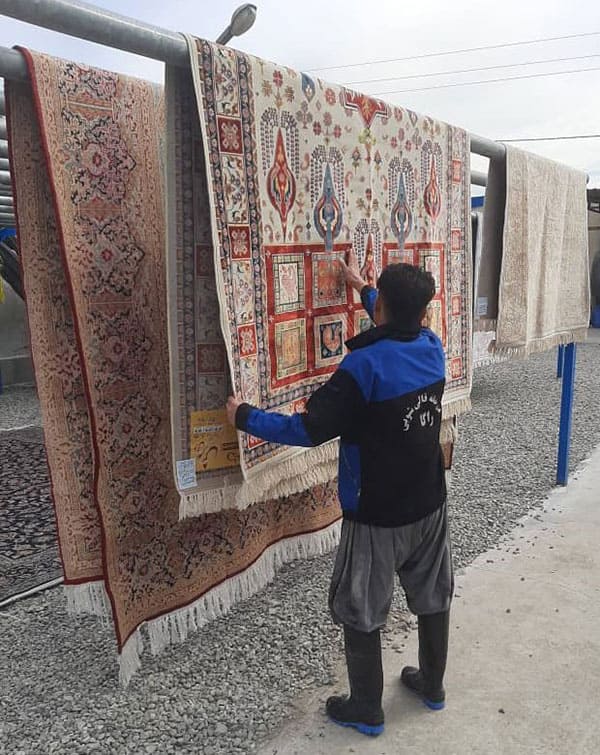 نقش داربست خشک کن در قالیشویی چیست آشنایی با نقش داربست خشک کن در قالیشویی